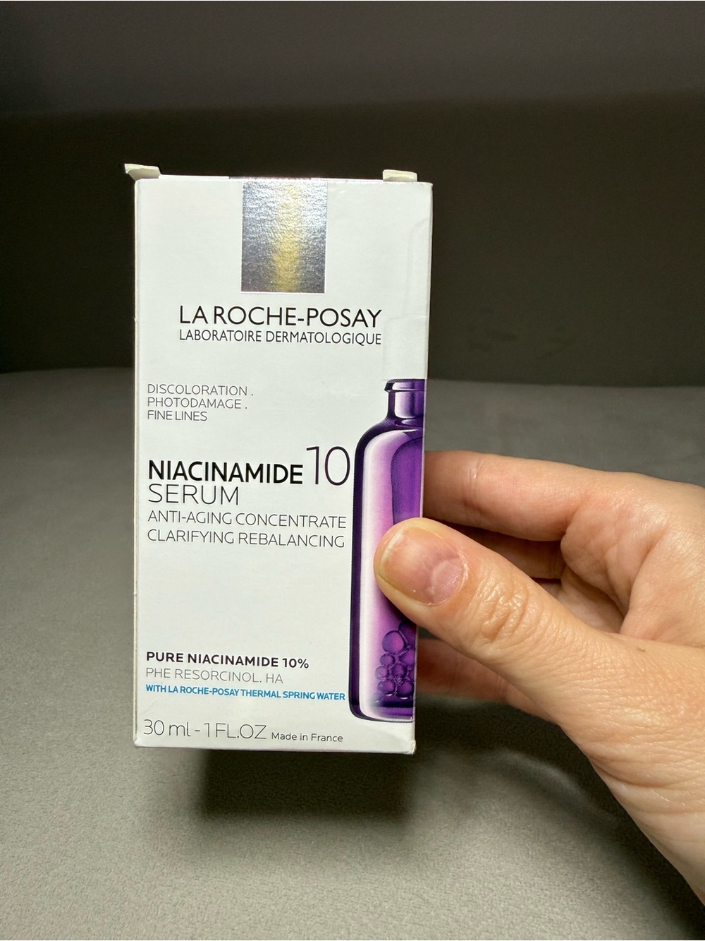 La Roche-Posay Niacinamide 10 Serum — Purple Clarifying Anti-Aging Serum